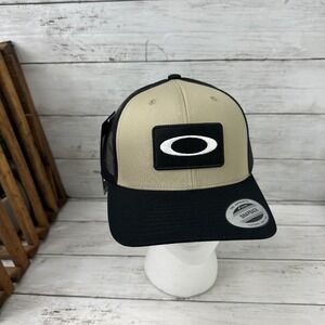 Oakley O Original trucker Hat Mens Rye/Black Snapback NWT